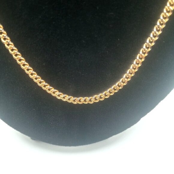 Sarah Coventry Gold Plated Chain Necklace Lobster Clasp 23" Length - Picture 2 of 6
